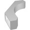 Ekena Millwork 4-in. W x 18-in. D x 30-in. H Legacy Architectural Grade PVC Knee Brace BRCP04X18X30LEC - alternate 3